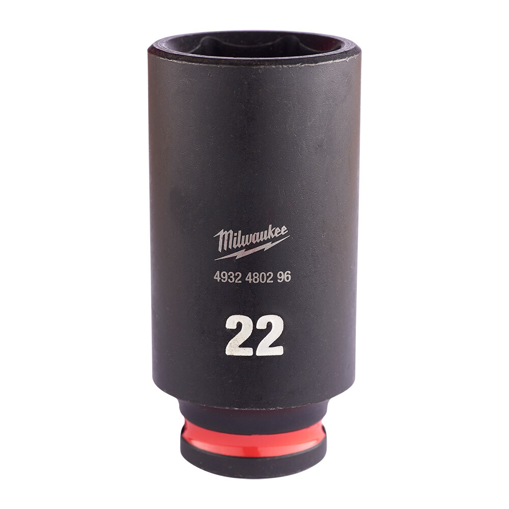 SHW Endüstiriyel Darbeli Lokma  3/8 İnç Uzun  22mm-1 Adet - 2