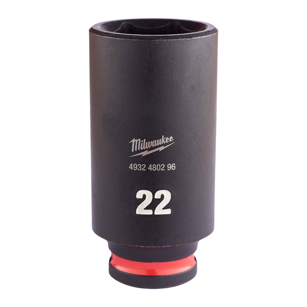 SHW Endüstiriyel Darbeli Lokma  3/8 İnç Uzun  22mm-1 Adet - 2