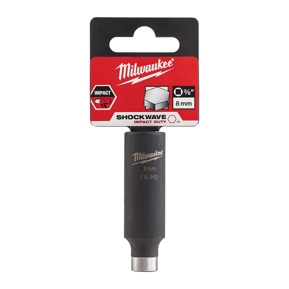 SHW Endüstiriyel Darbeli Lokma  3/8 İnç Uzun  8mm-1 Adet - 2