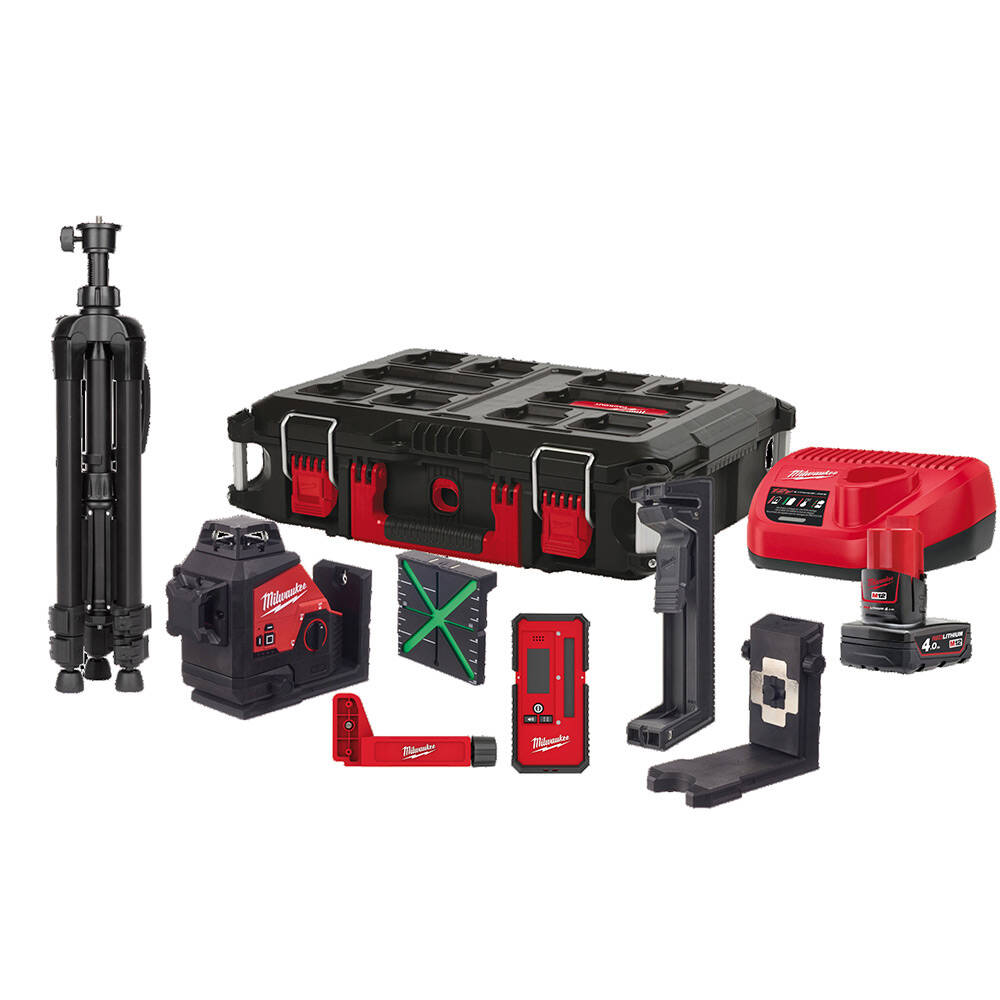M123PL-401C M12 3 Çizgili Lazer Metre - 3