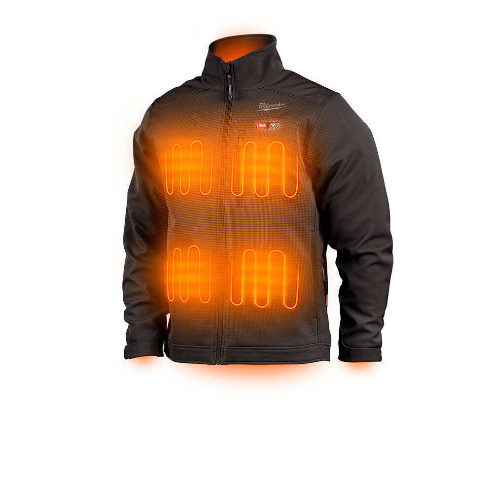 M12 HJ BL5-0 (XL) Isıtıcılı Siyah Mont - 4