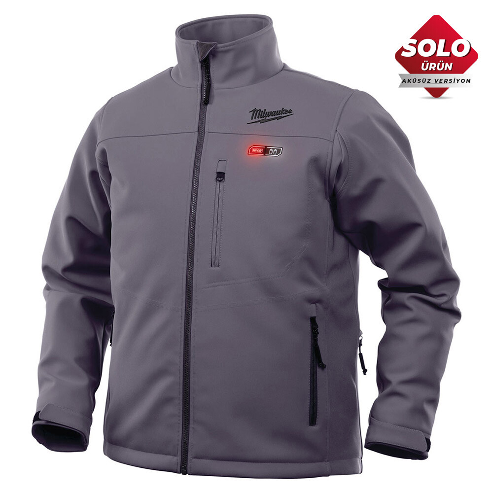 M12 Hj Grey4-0 Isıtıcılı Mont Gri S Beden - MILWAUKEE