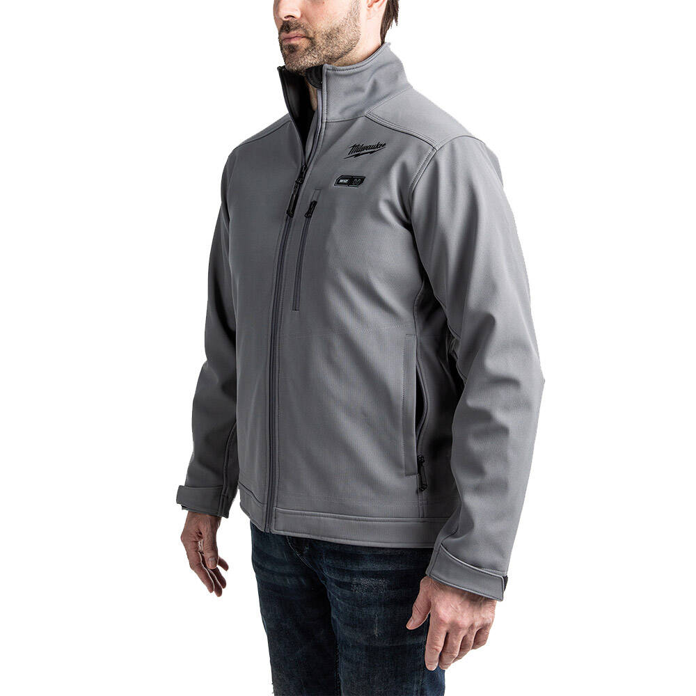 M12 HJ GREY5-0 (L) Gri Renk Isıtmalı Mont - 1