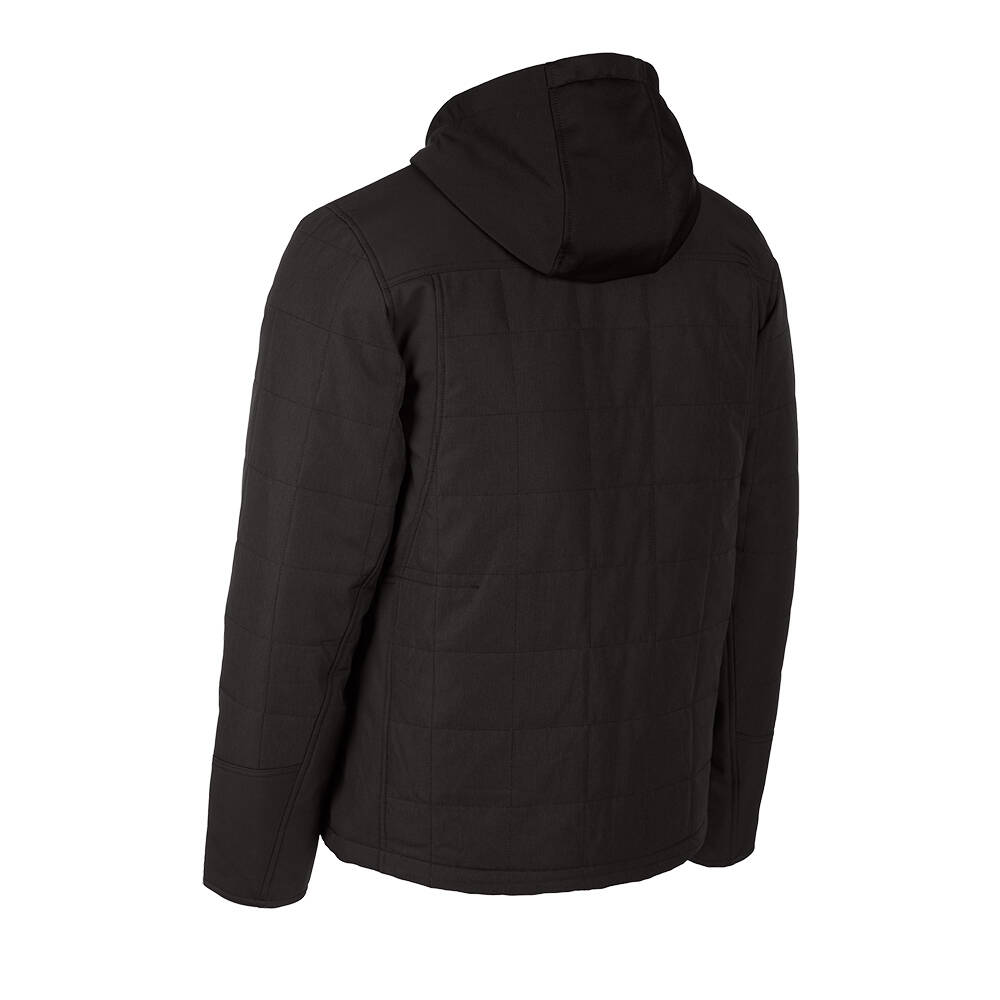 M12 HPJBL12-0(XL) Isıtmalı Puffer Siyah Kapuşonlu Mont - 2
