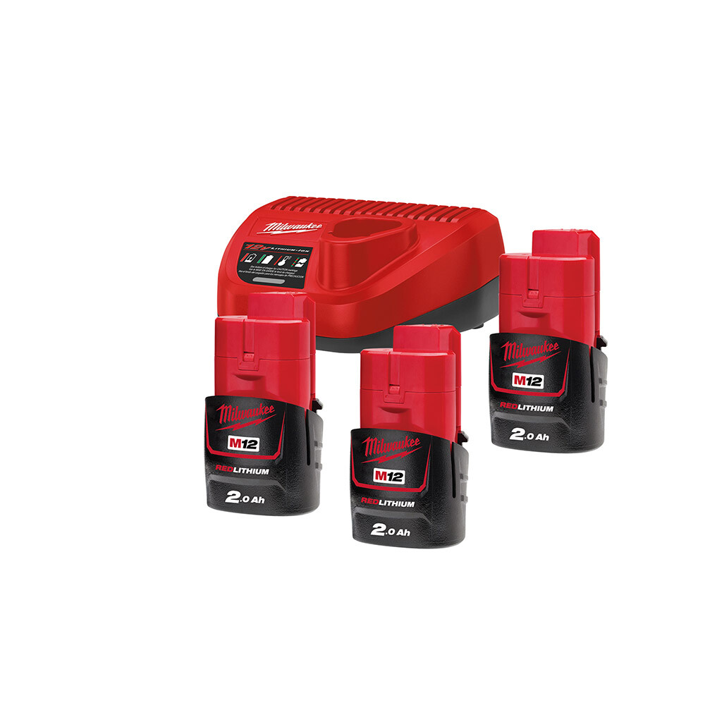 M12 NRG-302 Akü + Şarj Cihazı Paket - MILWAUKEE