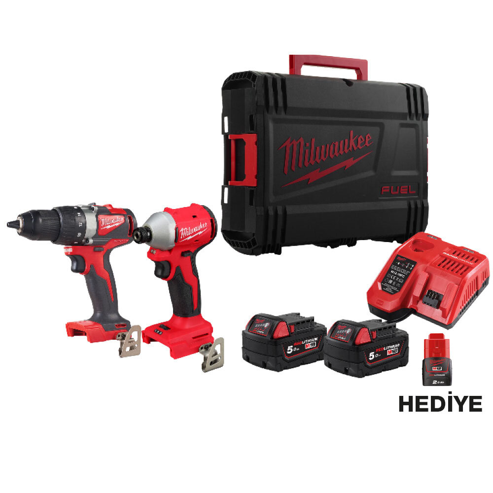 M18 BLPP2B3-502B 2Li Set ( Blıdr-Bldd2) - MILWAUKEE