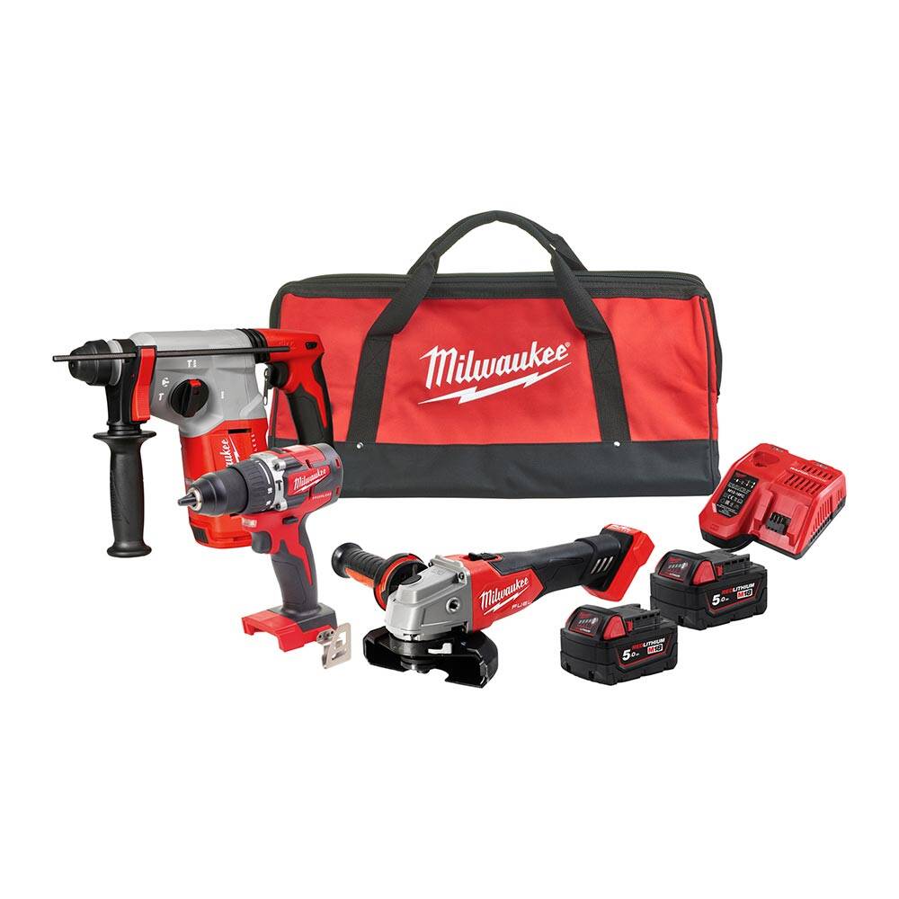 M18 FPP3Q-502BEU Akülü Set (M18BLH-BLPDRC-FSAG125X) - 1