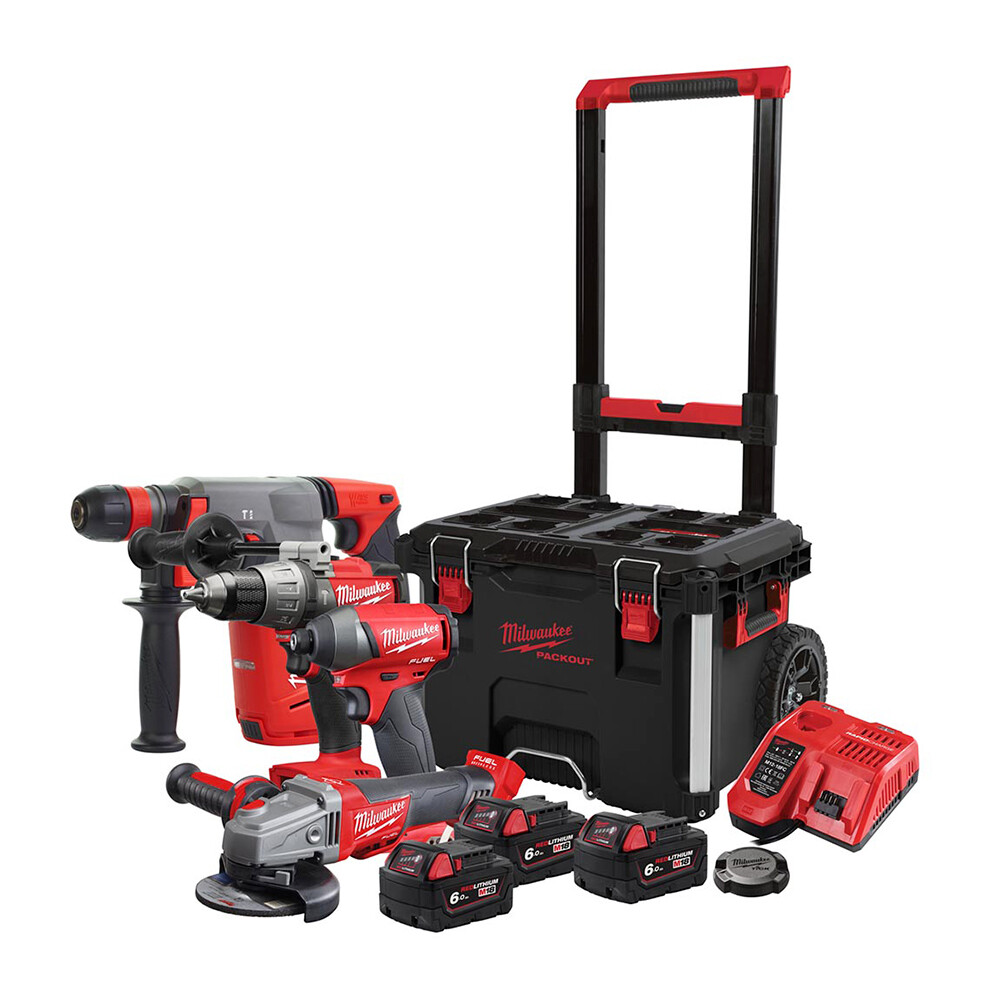 M18 FPP4A-603P 4'lü Set - 3 Adet 6 Ah Akü - MILWAUKEE