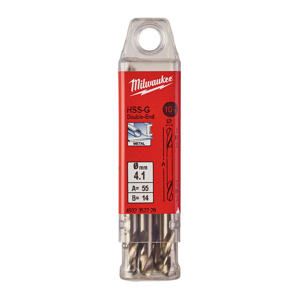 4. 1 mm HSS Çift Taraflı Metal Matkap Ucu - 10'lu - 1