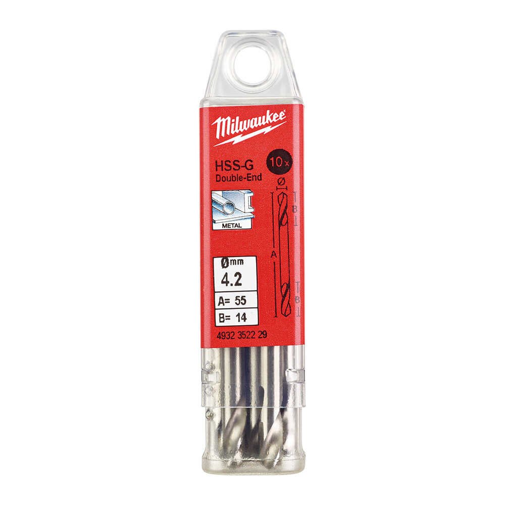 4. 2 Mm Hss Çift Taraflı Metal Matkap Ucu - 10