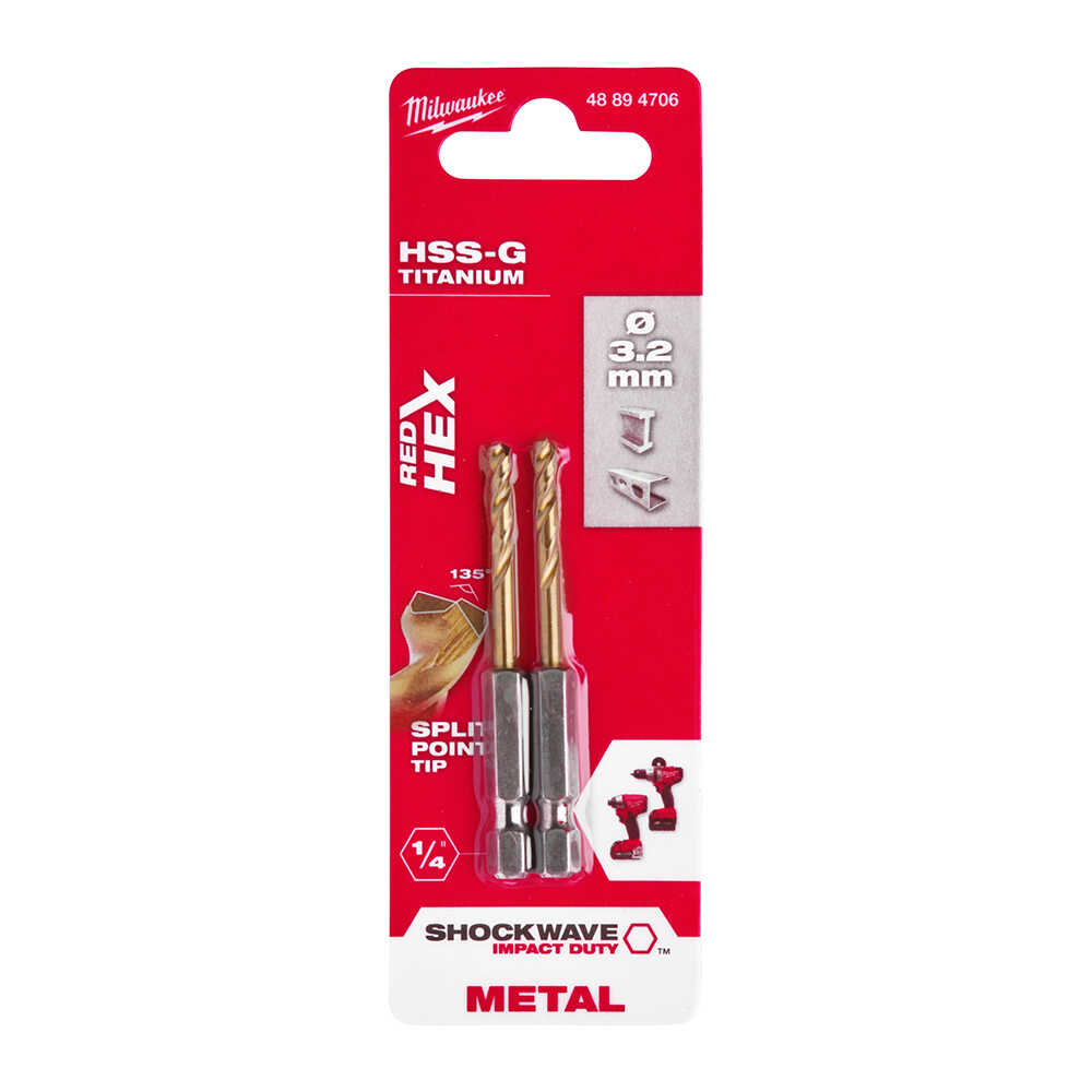 3. 2x66. 5 Mm Hss-g Hex Girişli Metal Matkap Ucu