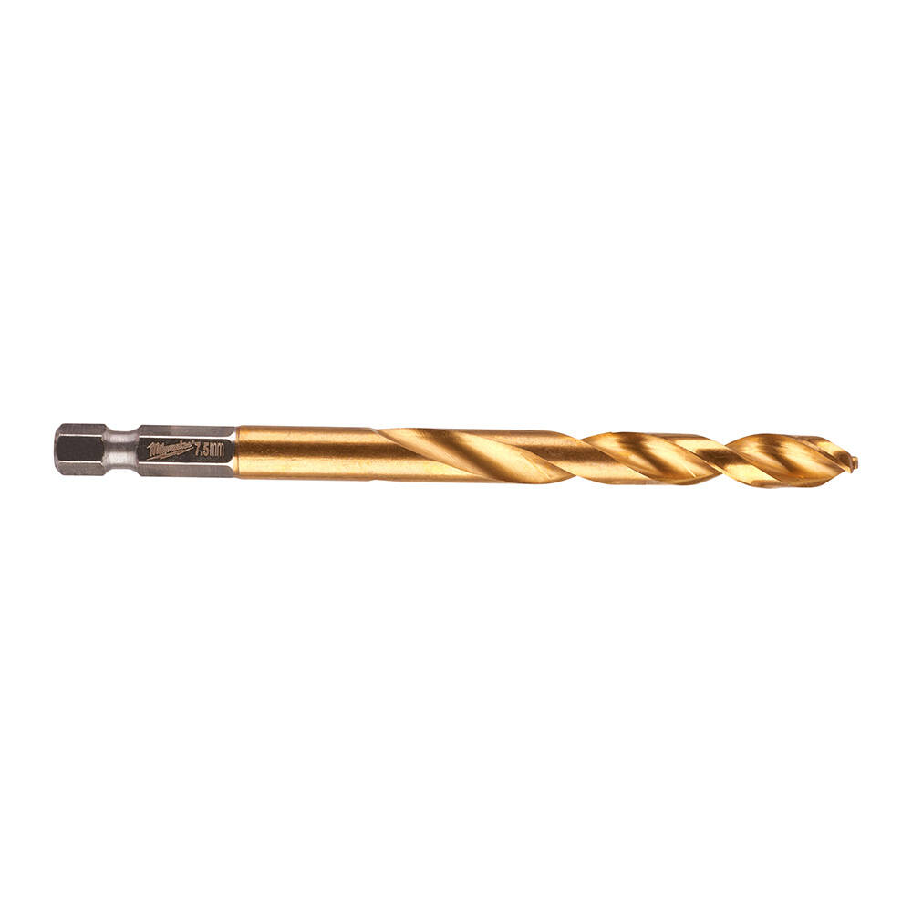 7. 5x110 mm HSS-G Hex Girişli Metal Matkap Ucu - 2