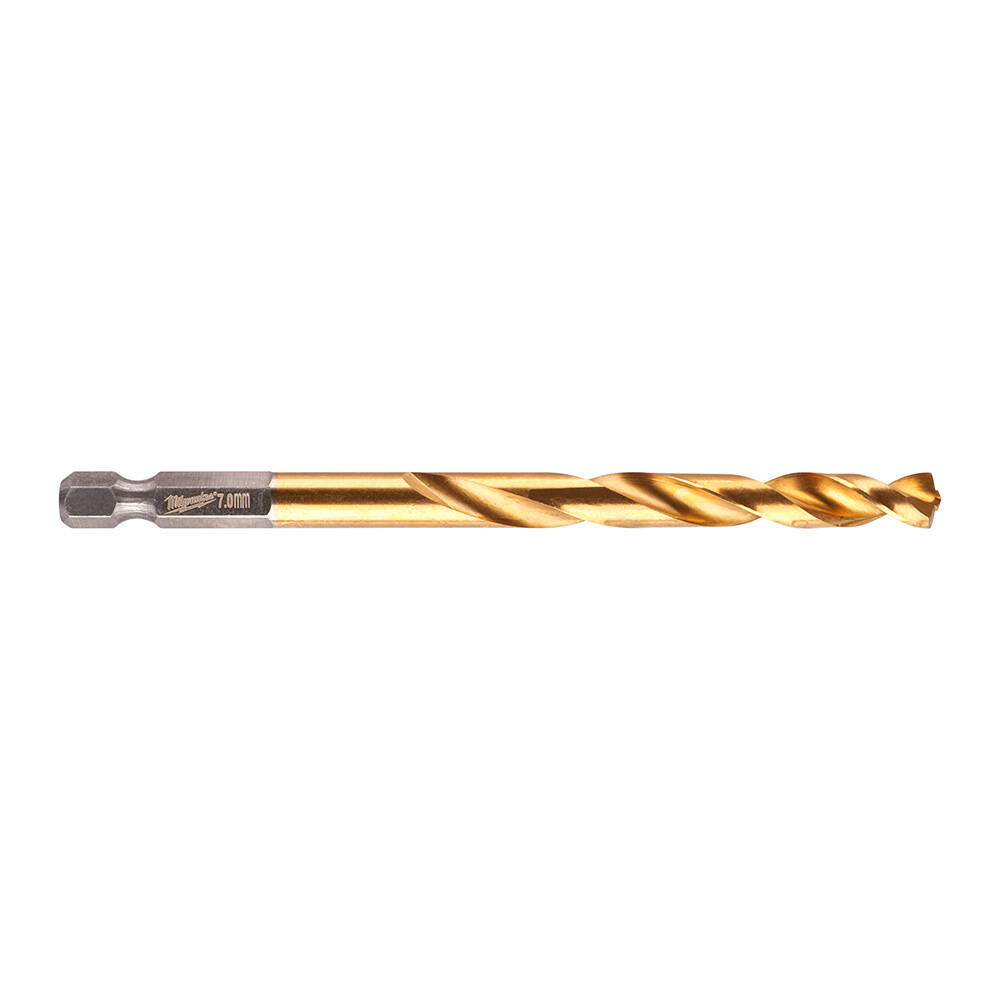 7x109 mm HSS-G Hex Girişli Metal Matkap Ucu - 2