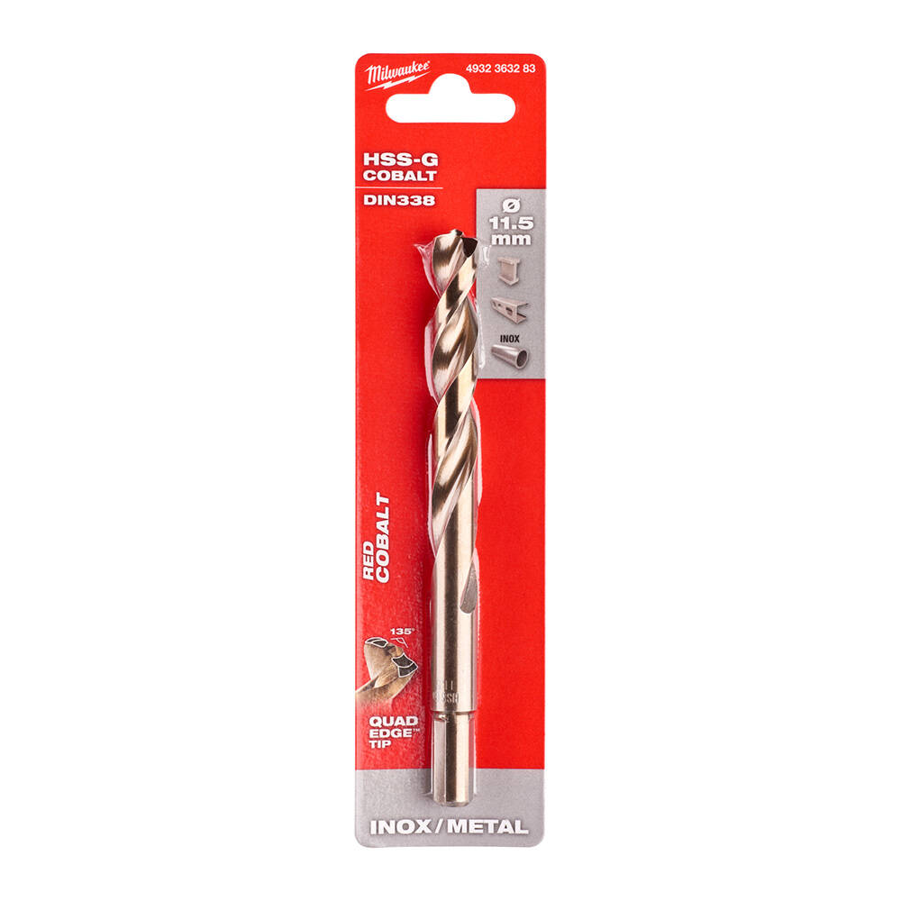11. 5x142 mm Altın Serisi HSS-G Co Metal Matkap Ucu - 1