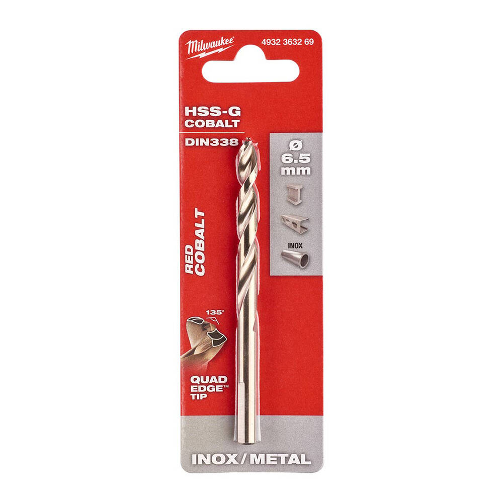 6. 5x101 mm Altın Serisi HSS-G Co Metal Matkap Ucu - 1