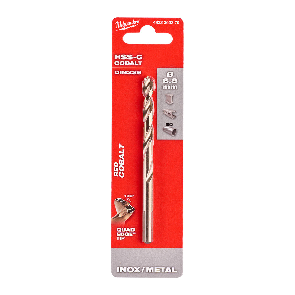 6. 8x109 mm Altın Serisi HSS-G Co Metal Matkap Ucu - 1