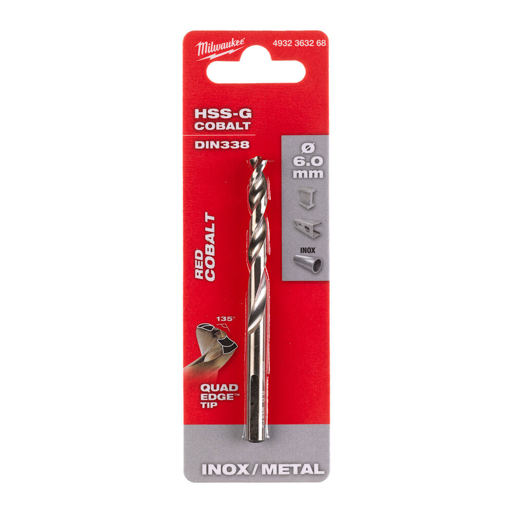 6. 0x93 mm Altın Serisi HSS-G Co Metal Matkap Ucu - 1