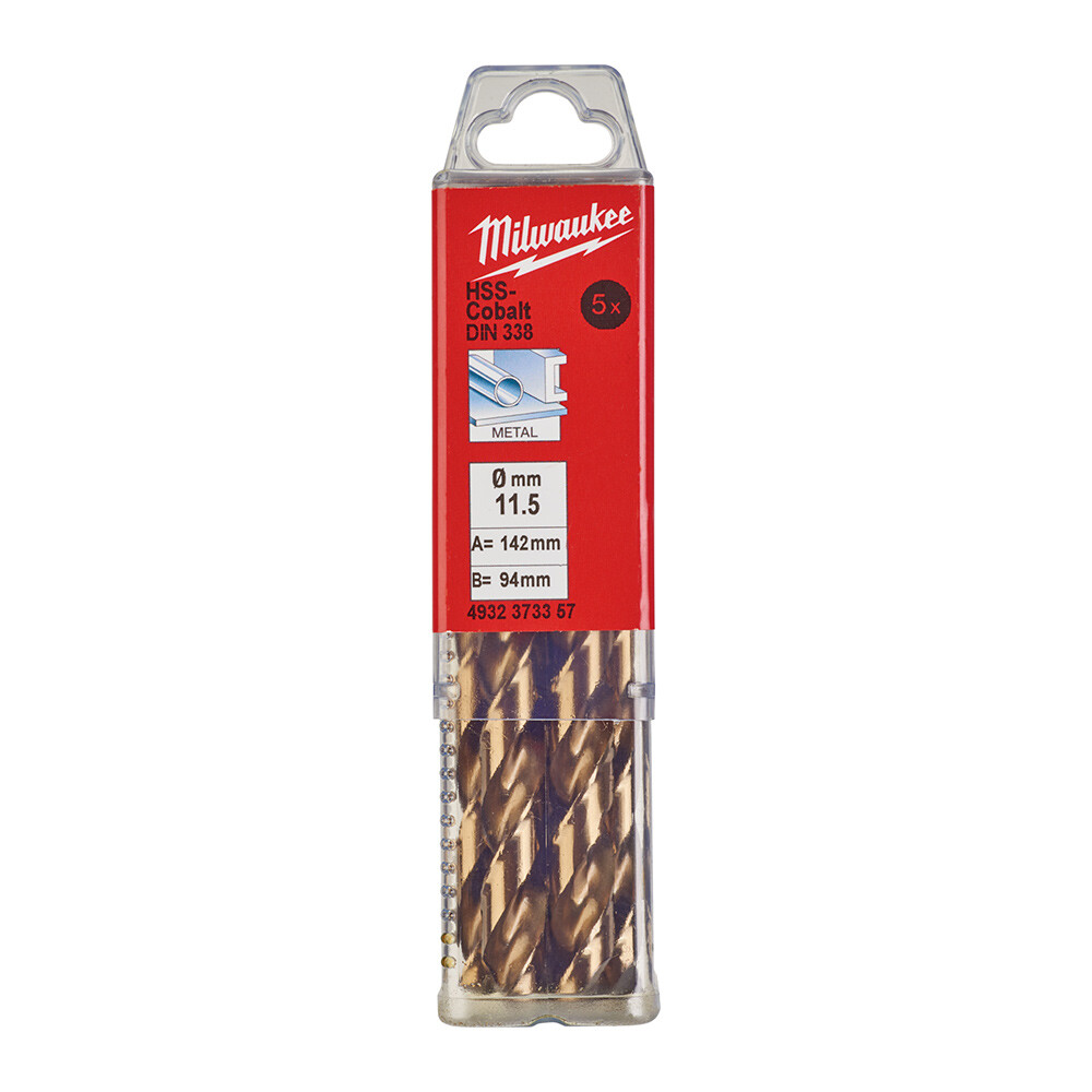 11. 5x142 mm Altın Serisi HSS-G Co Metal Matkap Ucu - 5'li - 1