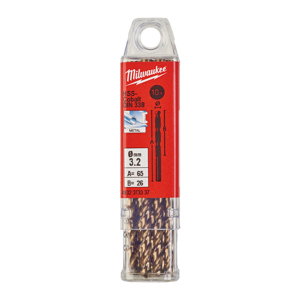 3. 2x65 mm Altın Serisi HSS-G Co Metal Matkap Ucu - 10'lu - 1