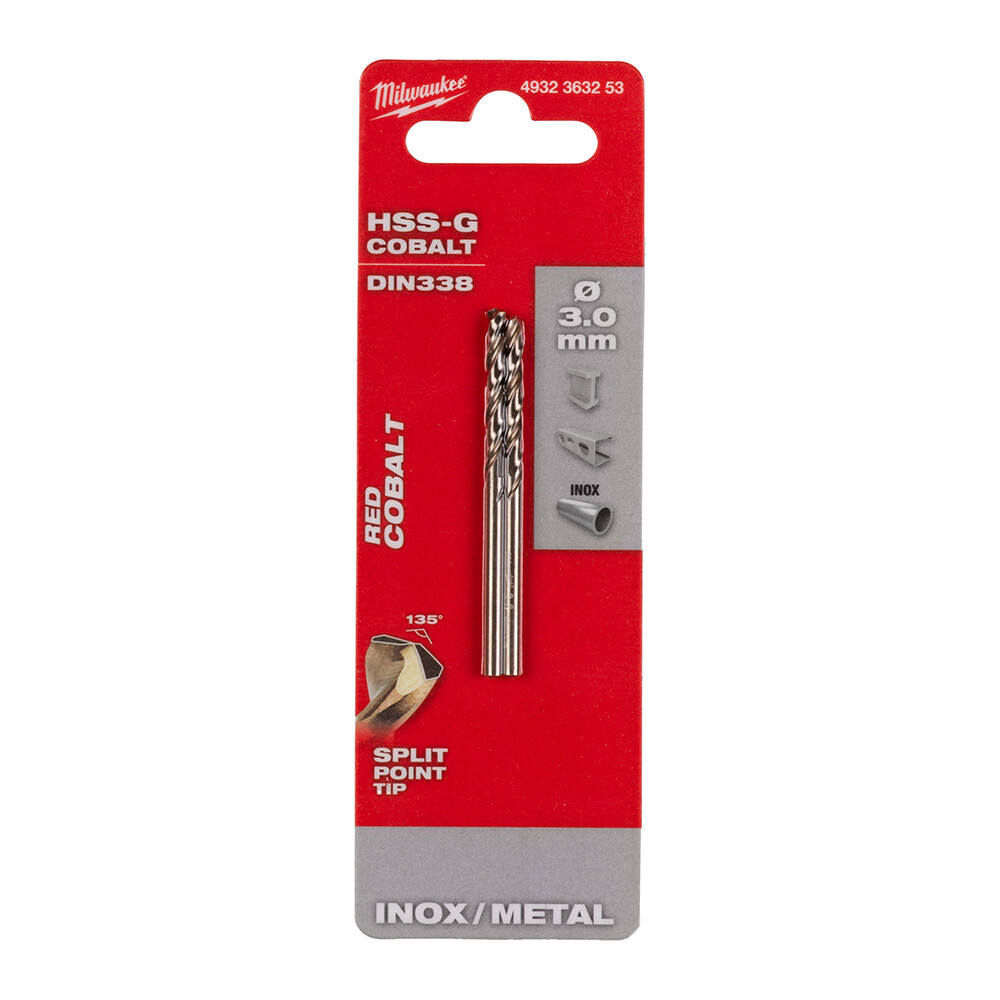 3. 0x61 mm Altın Serisi HSS-G Co Metal Matkap Ucu - 2'li - 3