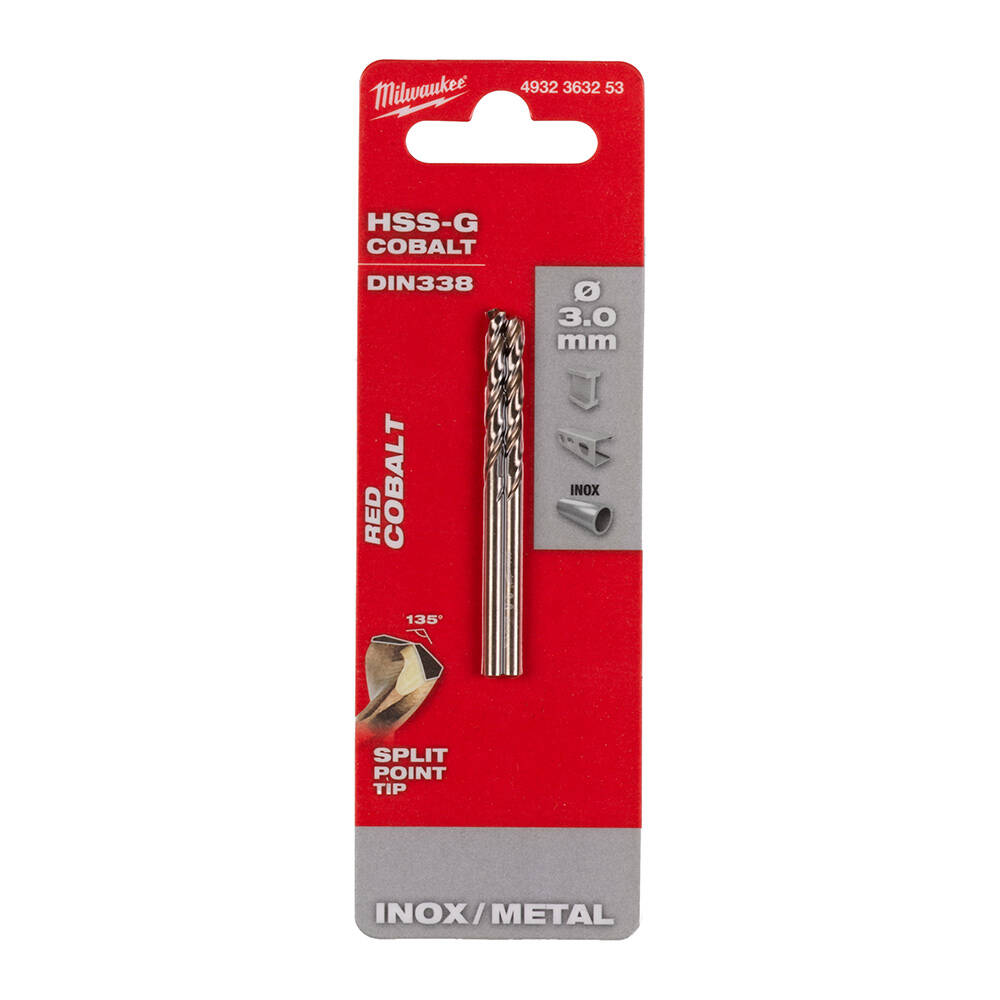 3. 0x61 mm Altın Serisi HSS-G Co Metal Matkap Ucu - 2'li - 3