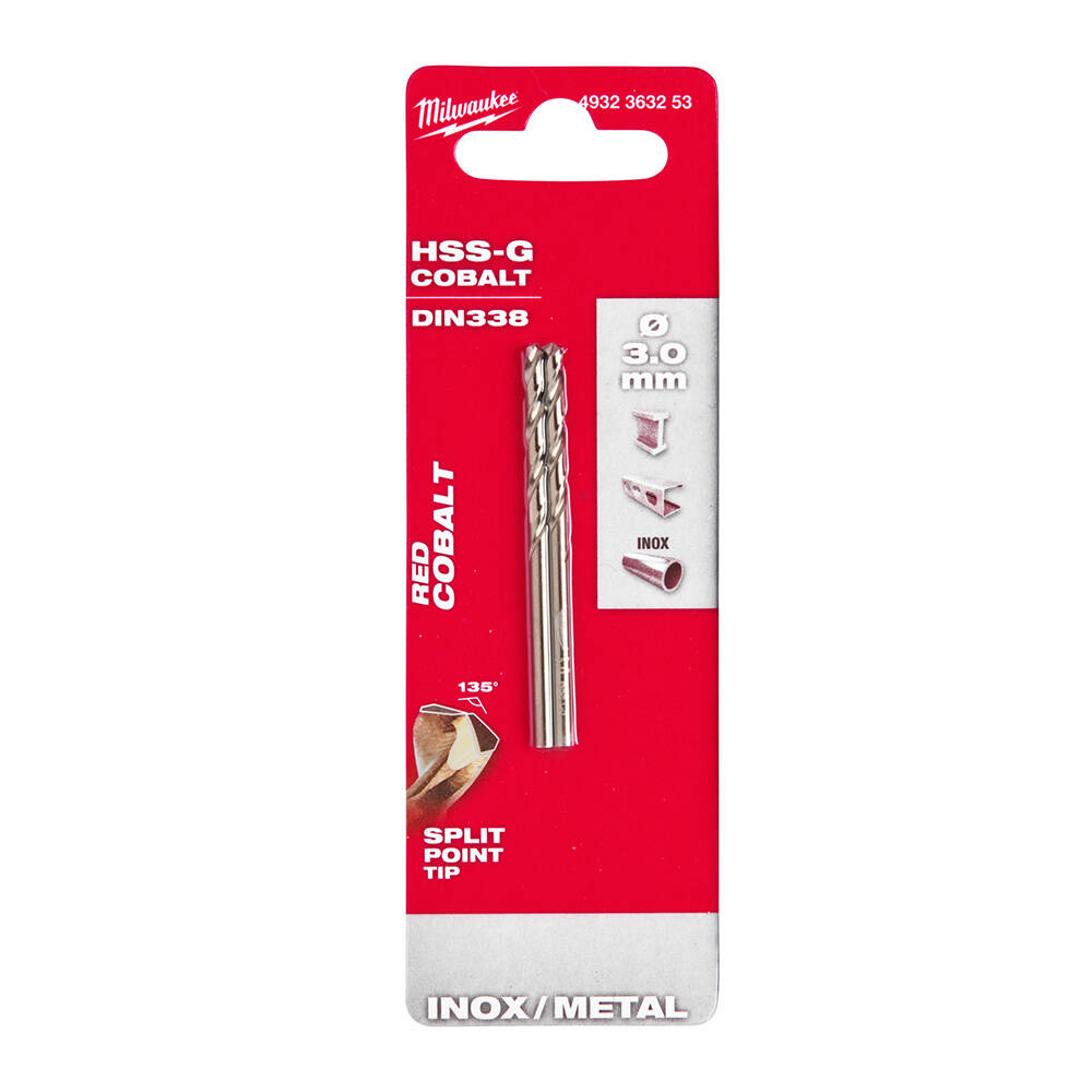 3. 0x61 mm Altın Serisi HSS-G Co Metal Matkap Ucu - 2'li - 2