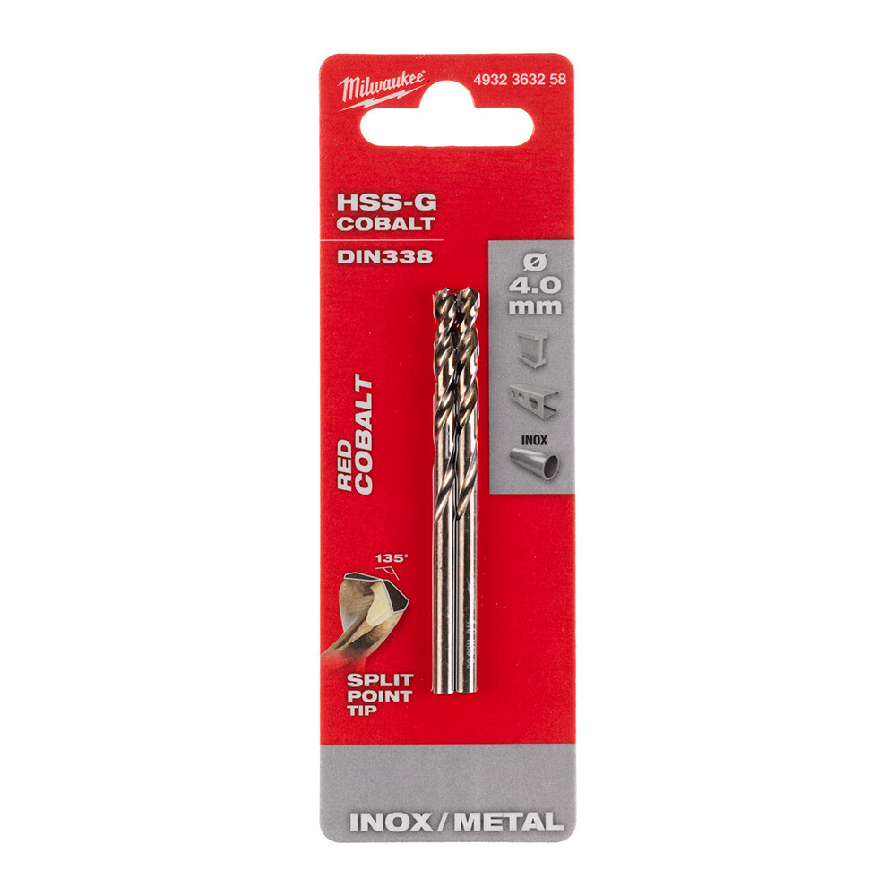 4. 0x75 mm Altın Serisi HSS-G Co Metal Matkap Ucu - 2'li - 1