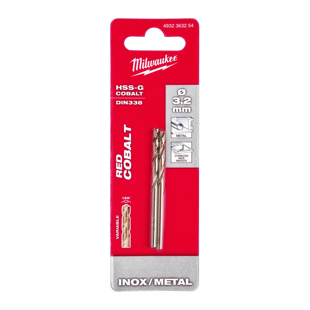 3. 2x65 mm Altın Serisi HSS-G Co Metal Matkap Ucu - 2'li - 1