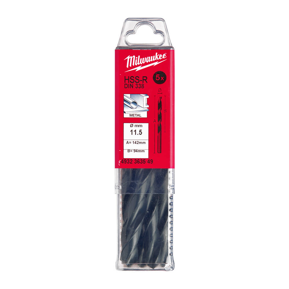 11. 5x142 mm HSS-R Metal Matkap Ucu - 5'li - 1
