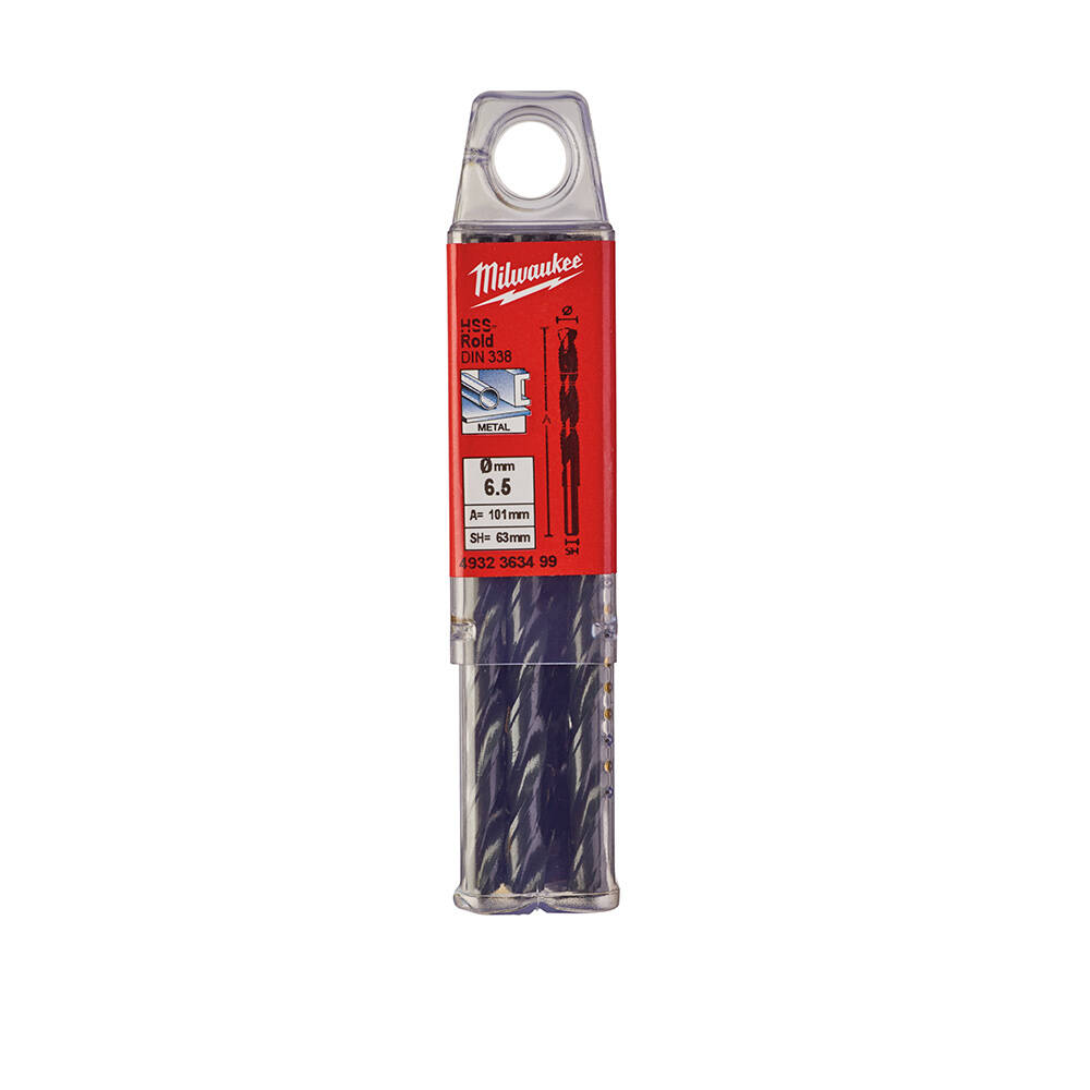 6. 5x101 mm HSS-R Metal Matkap Ucu - 10'lu - 1