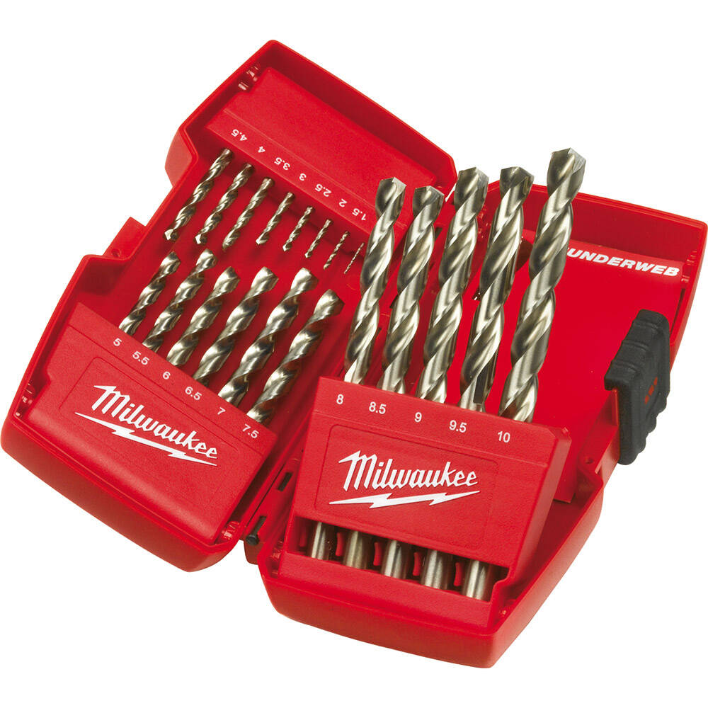 19 Parça Thunderweb Serisi Metal Matkap Uç Seti - 1-10 mm - 9