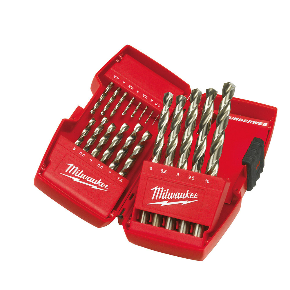 19 Parça Thunderweb Serisi Metal Matkap Uç Seti - 1-10 mm - 12
