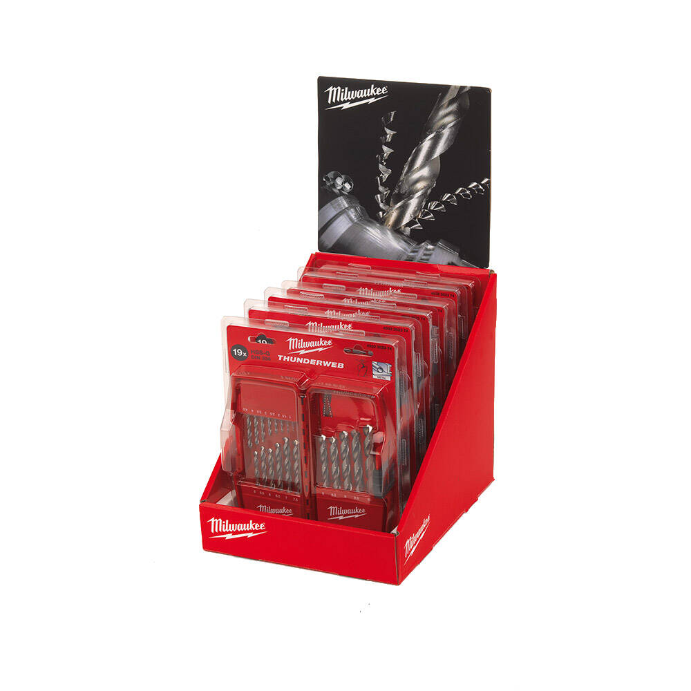 19 Parça Thunderweb Serisi Metal Matkap Uç Seti - 1-10 mm - 5