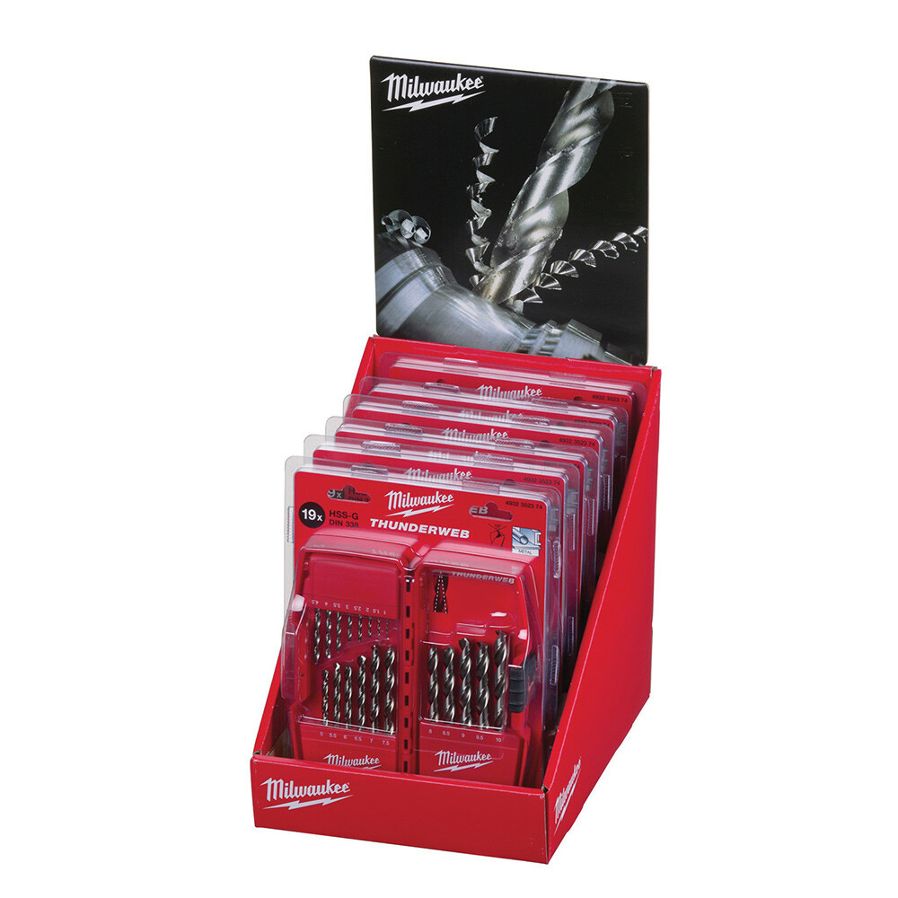 19 Parça Thunderweb Serisi Metal Matkap Uç Seti - 1-10 mm - 6'lı - 2