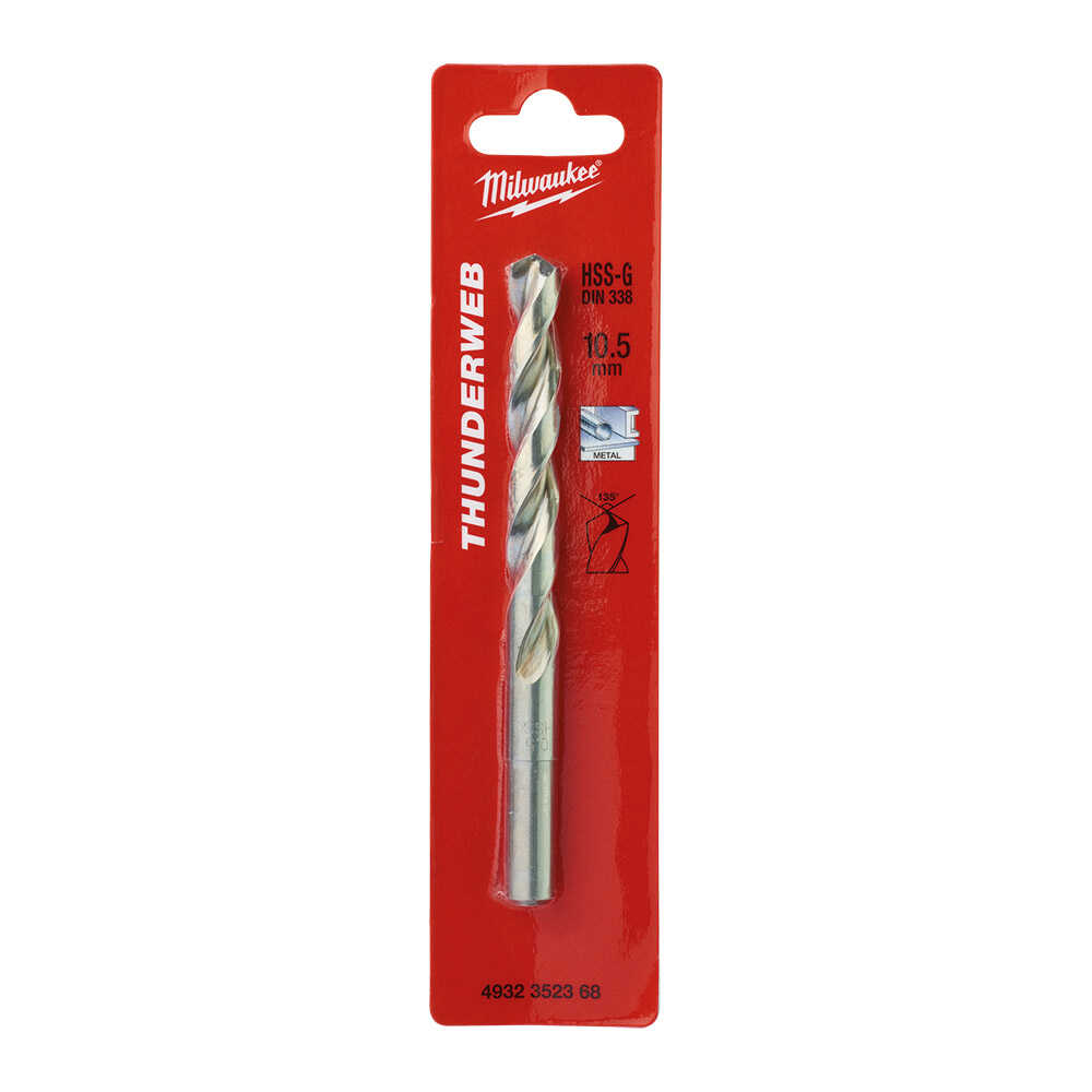 10. 5x133 Mm Thunderweb Serisi Metal Matkap Ucu