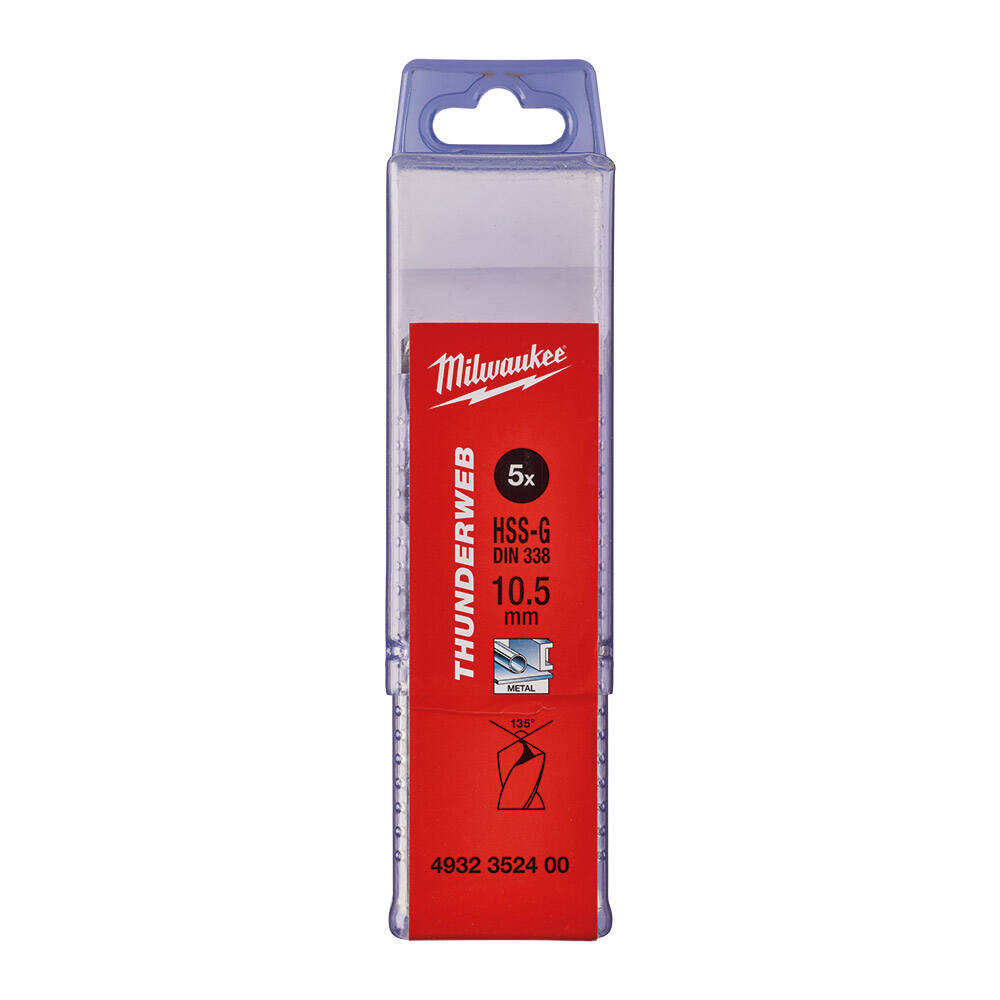10. 5x133 mm Thunderweb Serisi Metal Matkap Ucu - 5'li - 1