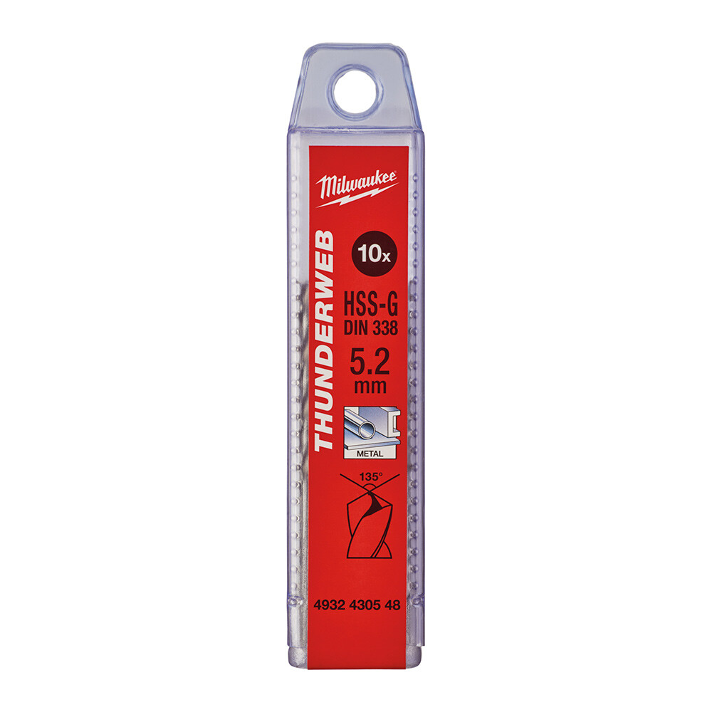 5. 2x86 mm Metal Matkap Ucu Thunderweb Seri 10'lu - 1