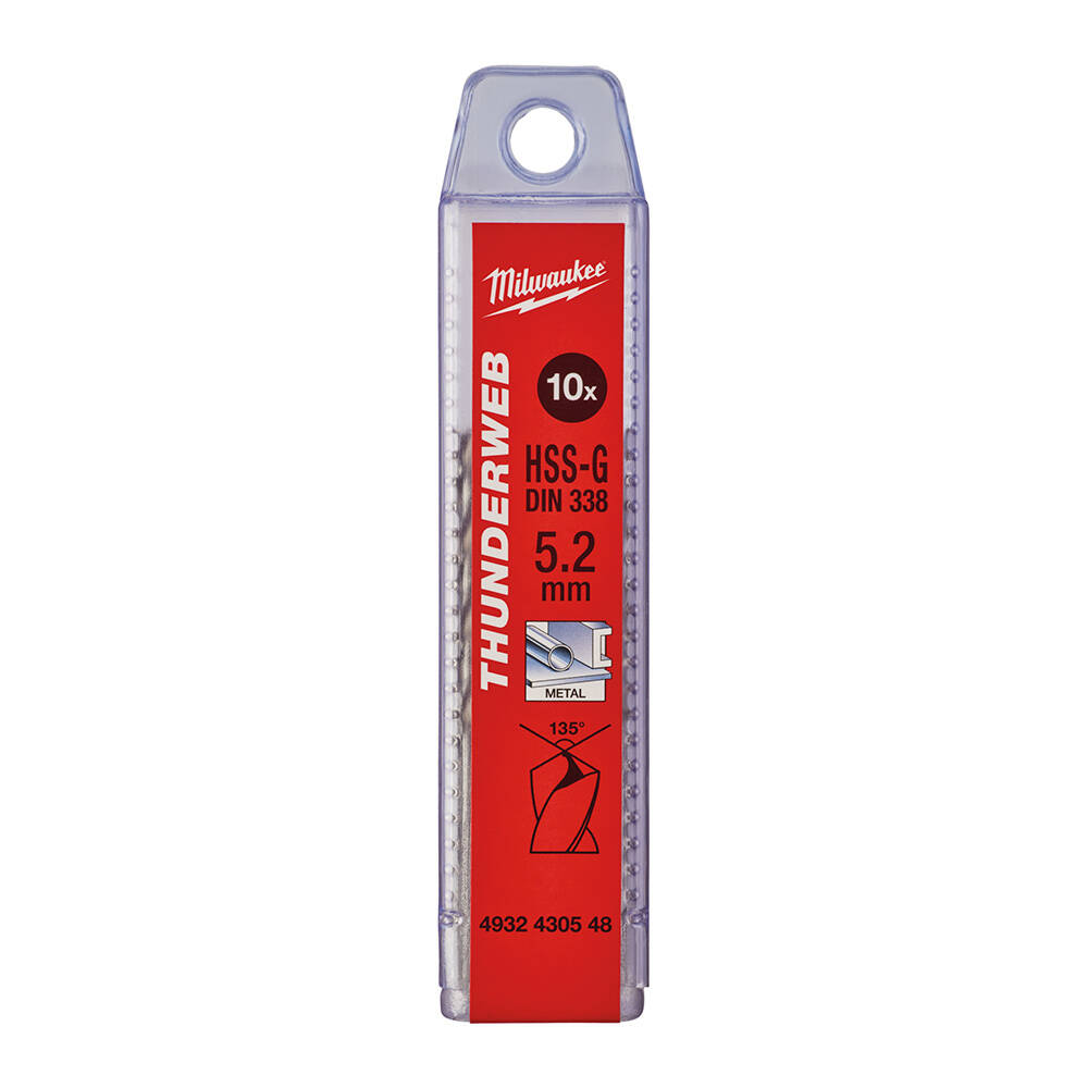 5. 2x86 mm Metal Matkap Ucu Thunderweb Seri 10'lu - 1
