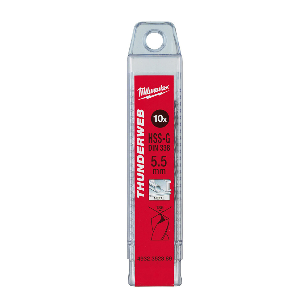 5. 5x93 mm Thunderweb Serisi Metal Matkap Ucu - 10'lu - 2