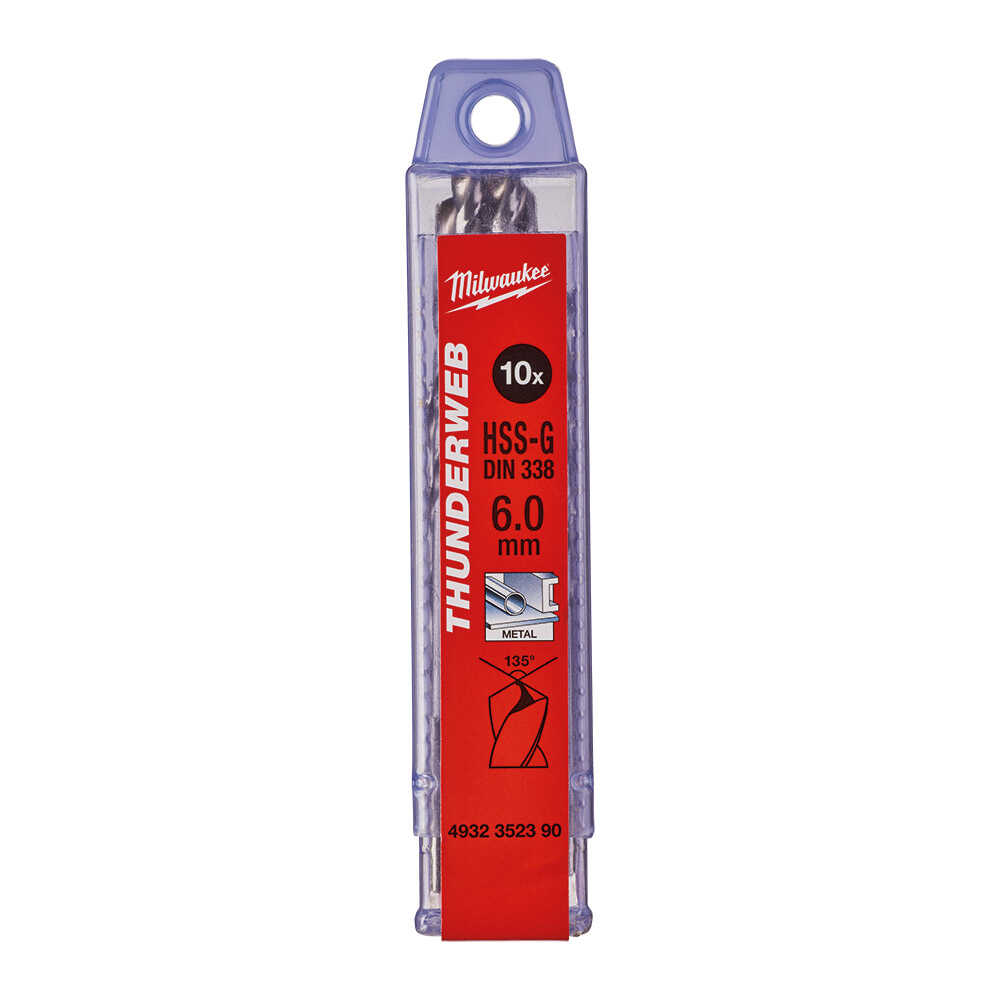 6. 0x93 mm Thunderweb Serisi Metal Matkap Ucu - 10'lu