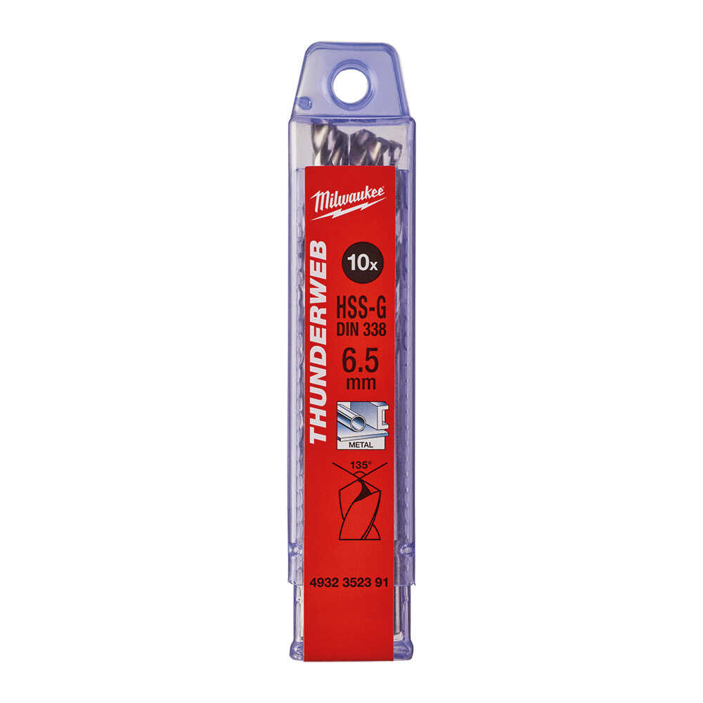 6. 5x101 Mm Thunderweb Serisi Metal Matkap Ucu - 10