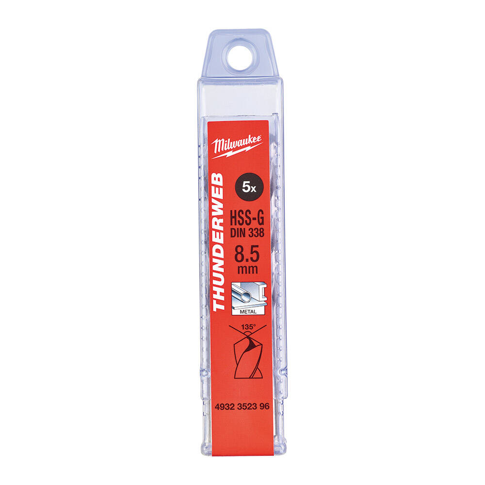 8. 5x117 mm Thunderweb Serisi Metal Matkap Ucu - 5'li - 1