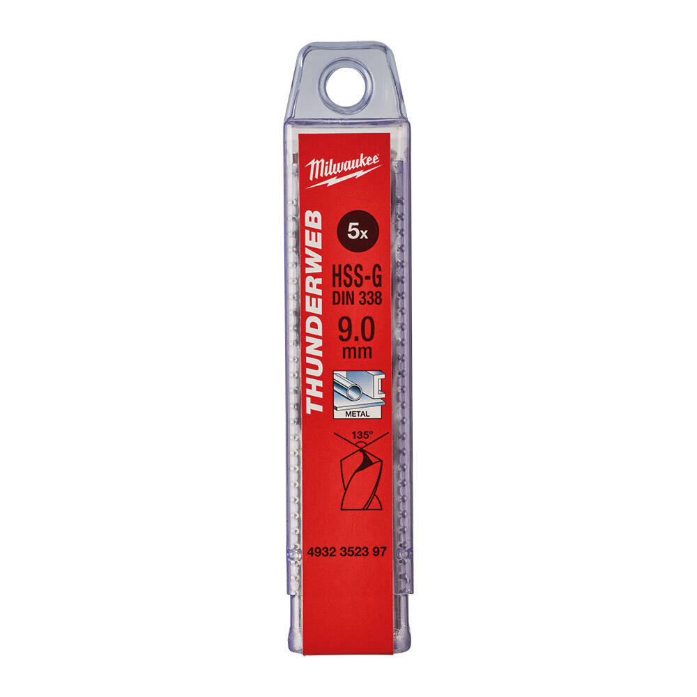 9. 0x125 mm Thunderweb Serisi Metal Matkap Ucu - 5'li - 1