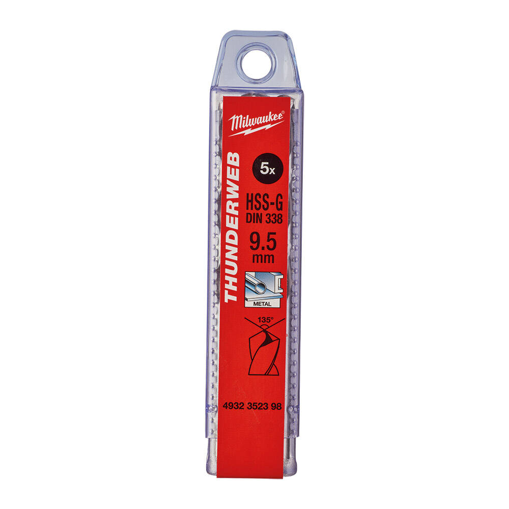 9. 5x125 mm Thunderweb Serisi Metal Matkap Ucu - 5'li - 1