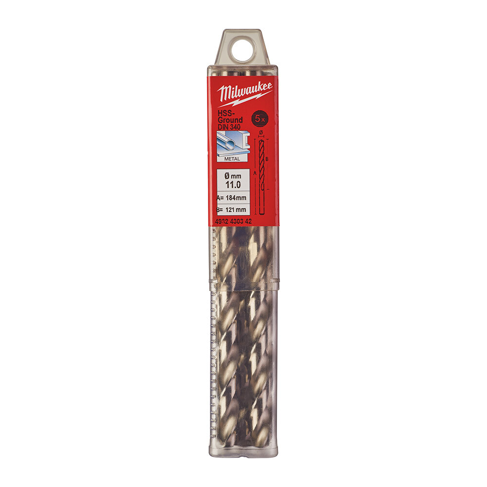 11. 0x195 mm HSS Uzun Seri Metal Matkap Ucu 10'lu - 1