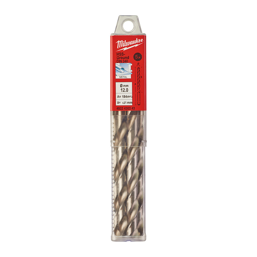 12. 0x205 mm HSS Uzun Seri Metal Matkap Ucu 10'lu - 1