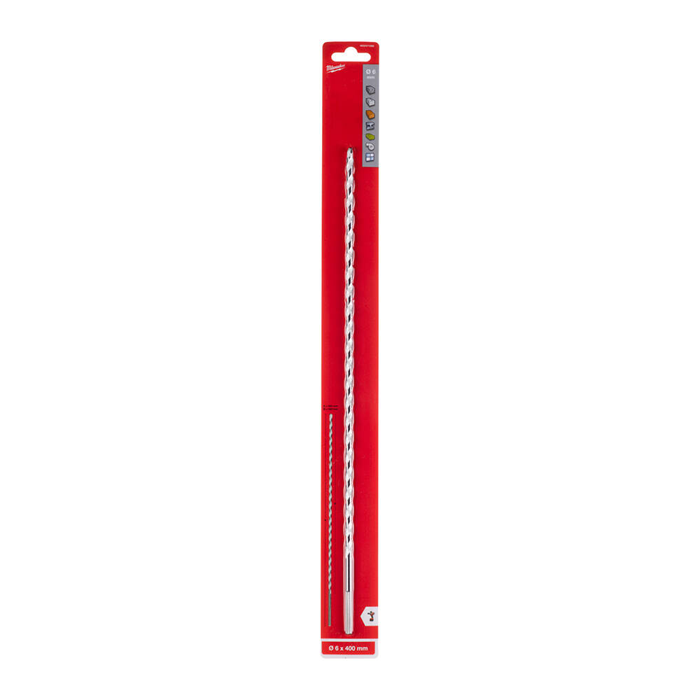 6. 0x340 mm Hex Girişli Multi Beton Matkap Ucu - 1