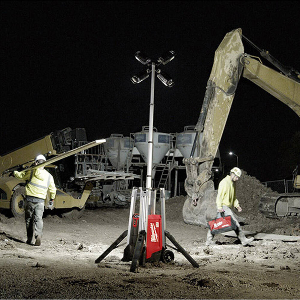 MXFTL-601 Akülü Teleskopik Alan Lambası 27000 Lümen - 1