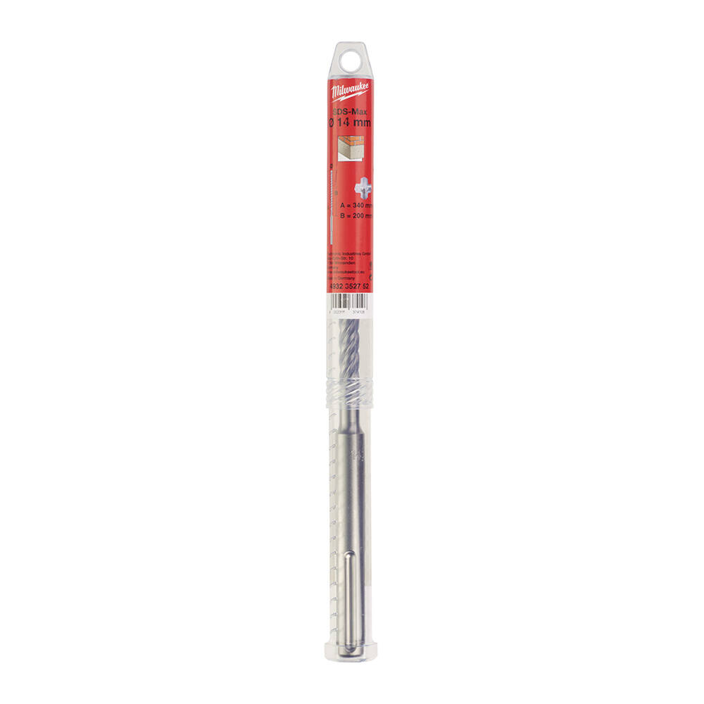 14x340 mm Sds-Max Elmas Uçlu Matkap Ucu - 1