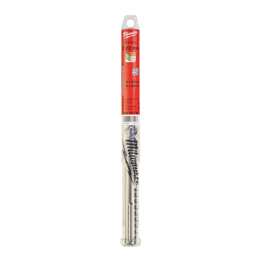 22x320 mm Sds-Max Elmas Uçlu Matkap Ucu - 1
